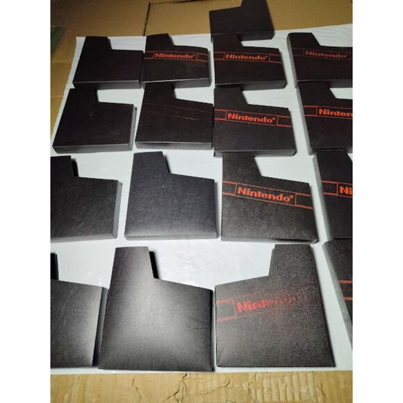 Lot of 17 OEM Nintendo NES Black Dust Jackets - Picture 8 of 10